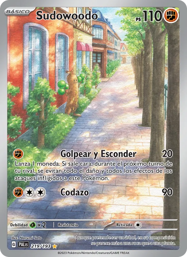 Sudowoodo Evoluciones en Paldea 219/193