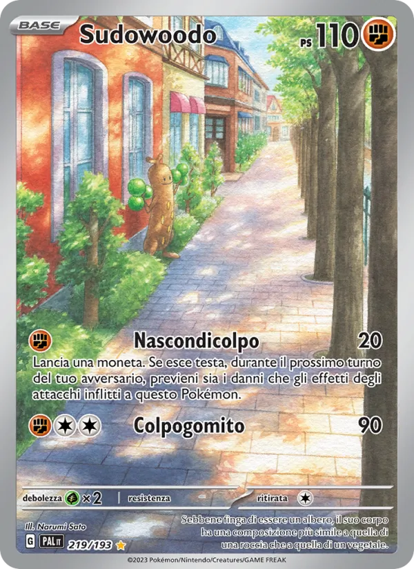Sudowoodo Evoluzioni a Paldea 219/193