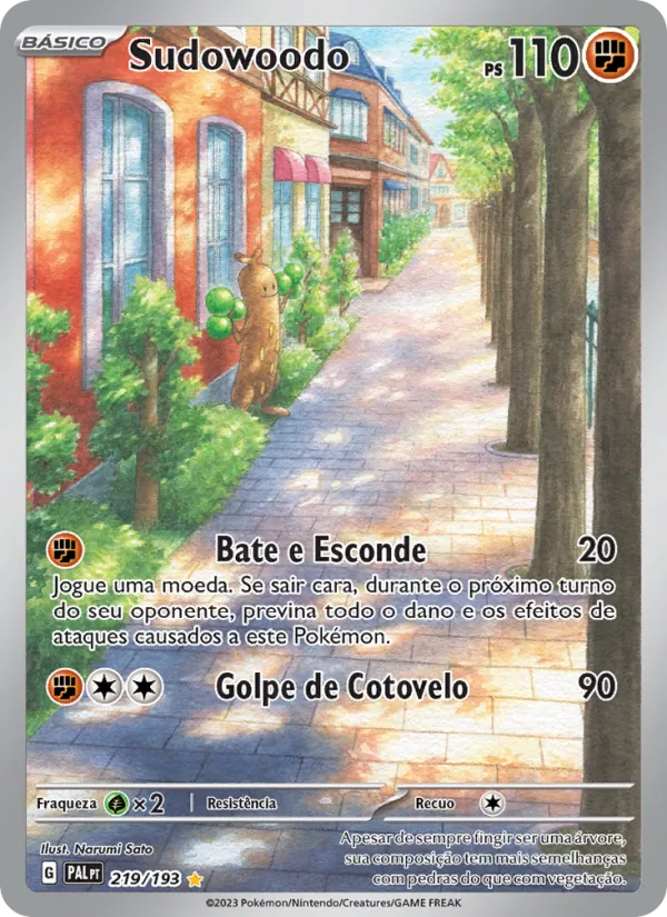 Sudowoodo Evoluções em Paldea 219/193