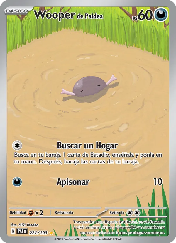 Wooper de Paldea Evoluciones en Paldea 221/193