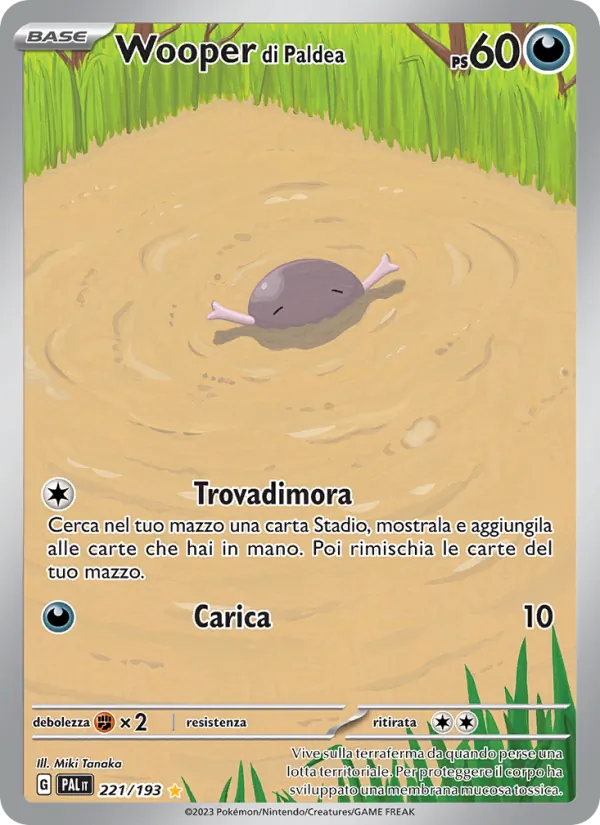 Wooper di Paldea Evoluzioni a Paldea 221/193