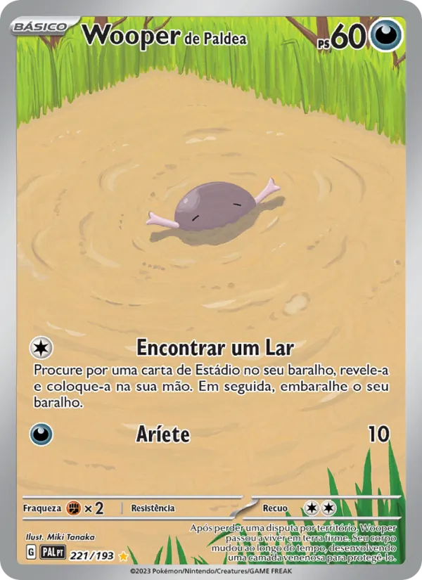 Wooper de Paldea Evoluções em Paldea 221/193