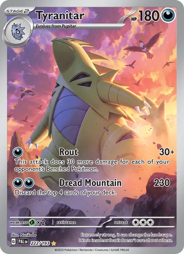 Tyranitar Paldea Evolved 222/193
