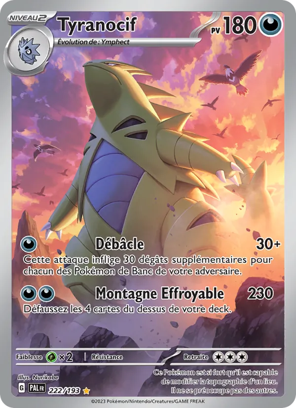 Tyranocif Évolutions à Paldea 222/193