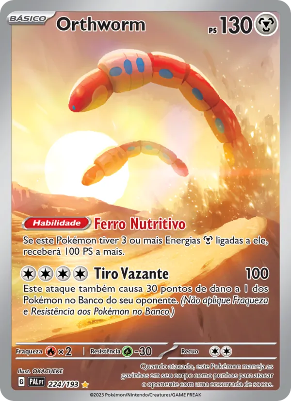 Orthworm Evoluções em Paldea 224/193