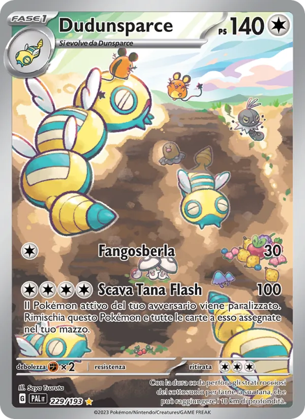 Dudunsparce Evoluzioni a Paldea 229/193