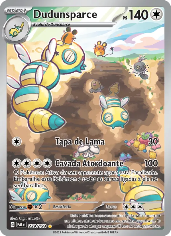 Dudunsparce Evoluções em Paldea 229/193