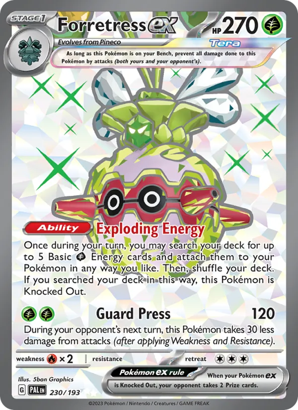 Forretress ex Paldea Evolved 230/193