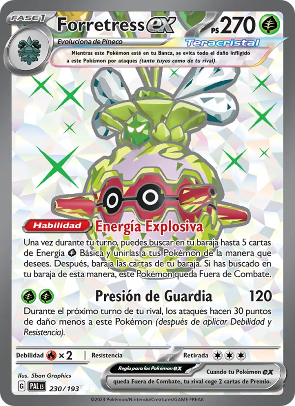 Forretress ex Evoluciones en Paldea 230/193