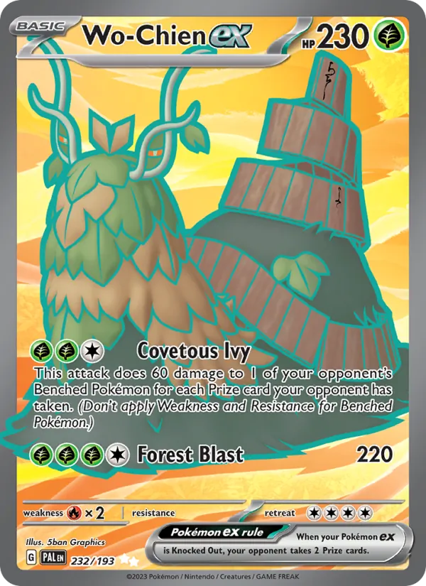 Wo-Chien ex Paldea Evolved 232/193
