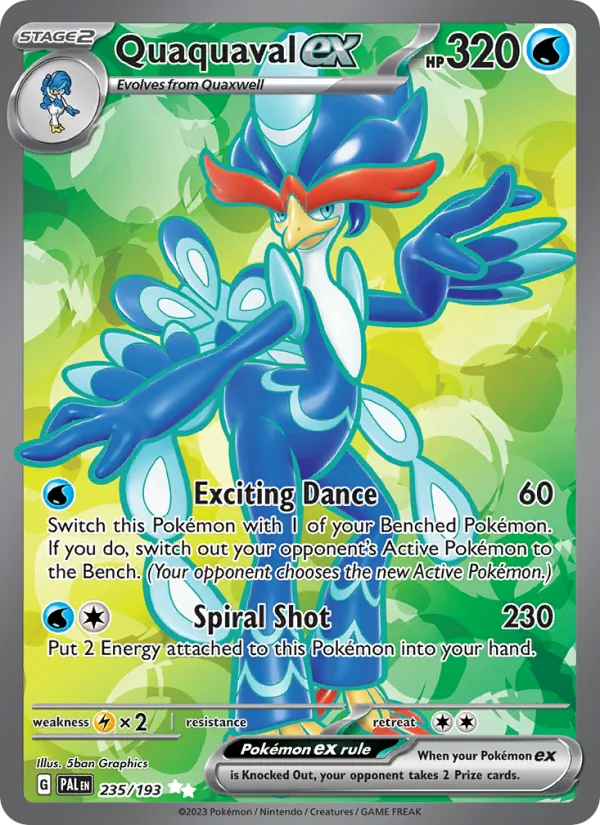 Quaquaval ex Paldea Evolved 235/193