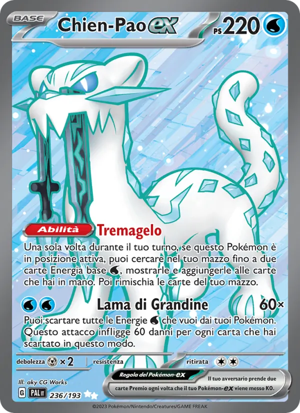 Chien-Pao-ex Evoluzioni a Paldea 236/193