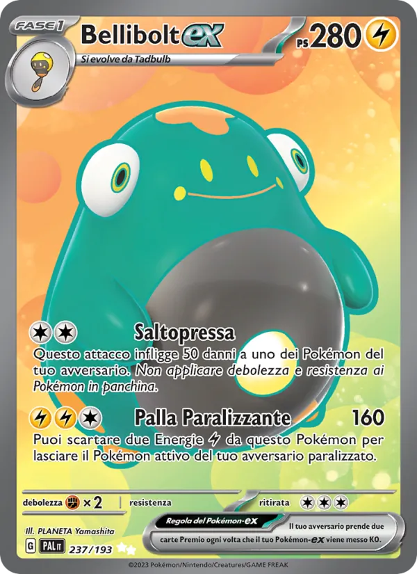 Bellibolt-ex Evoluzioni a Paldea 237/193