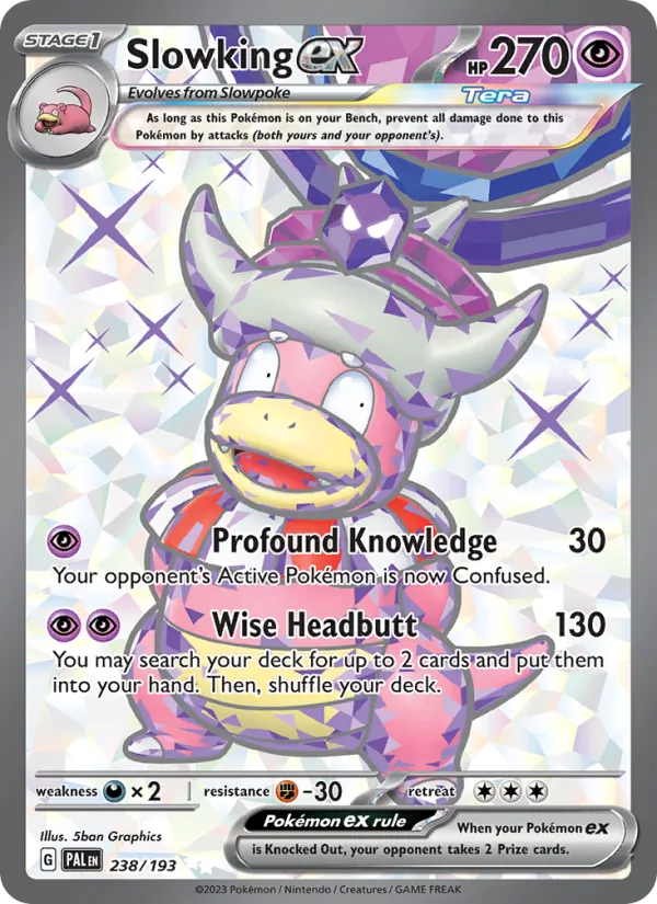 Slowking ex Paldea Evolved 238/193