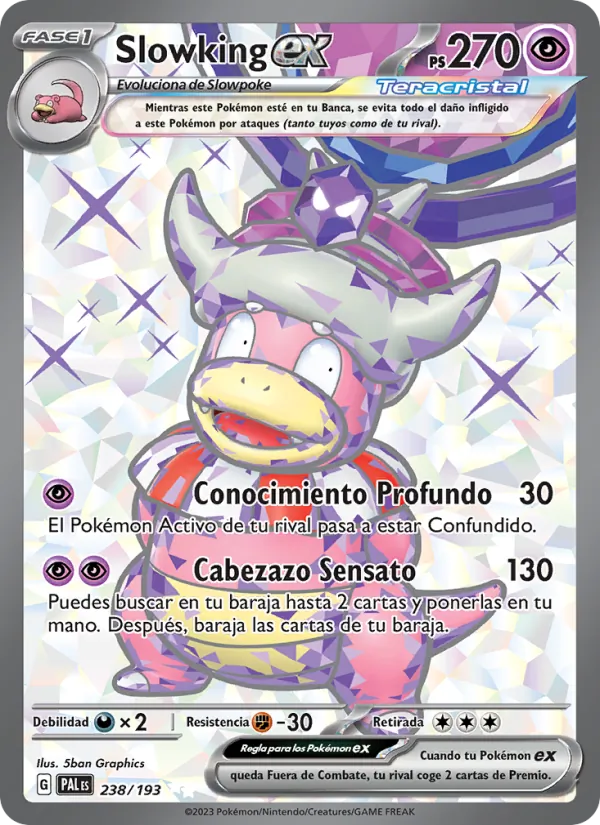 Slowking ex Evoluciones en Paldea 238/193