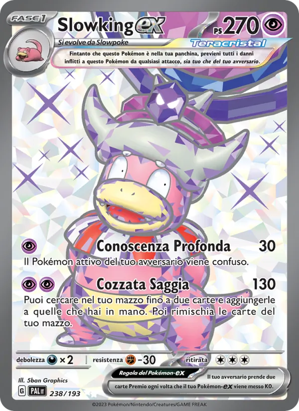 Slowking-ex Evoluzioni a Paldea 238/193