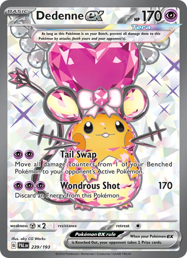 Dedenne ex Paldea Evolved 239/193