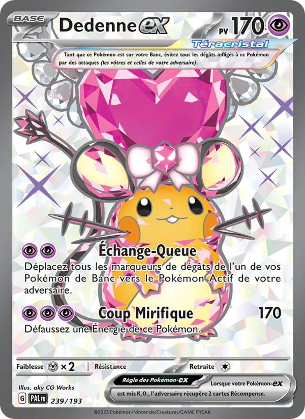 Dedenne-ex Évolutions à Paldea 239/193