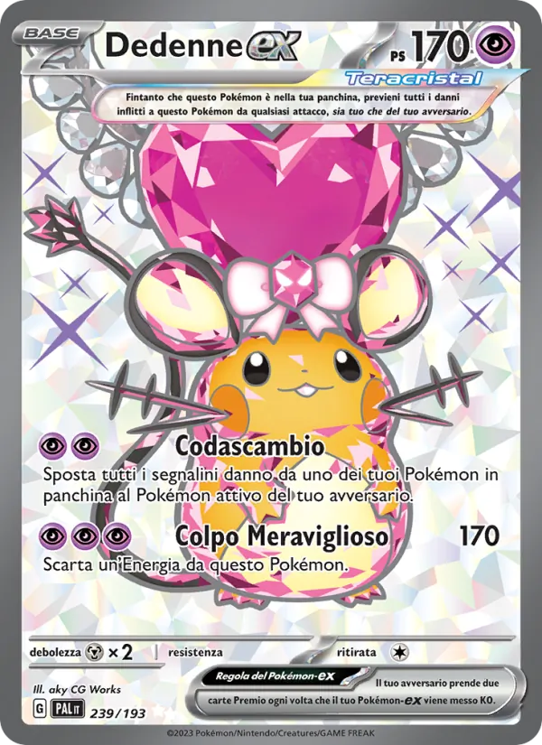 Dedenne-ex Evoluzioni a Paldea 239/193
