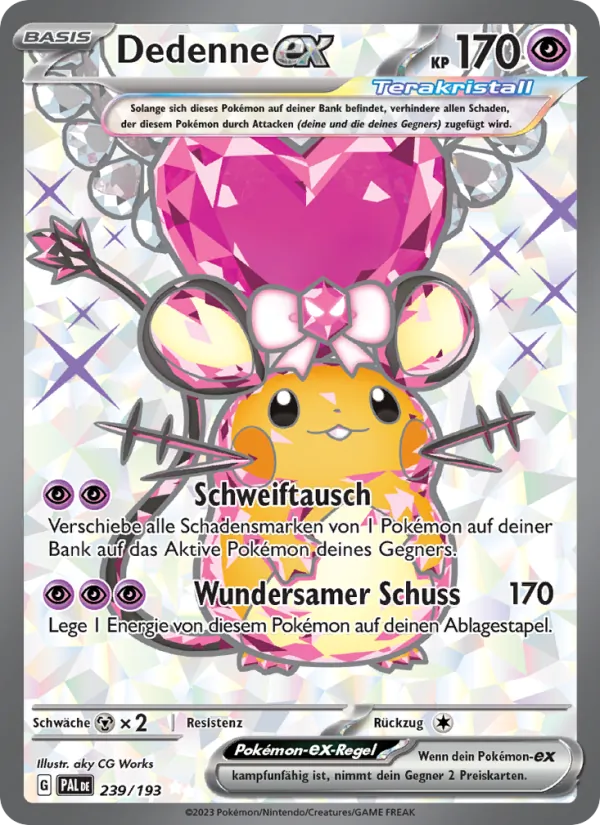 Dedenne-ex Entwicklungen in Paldea 239/193