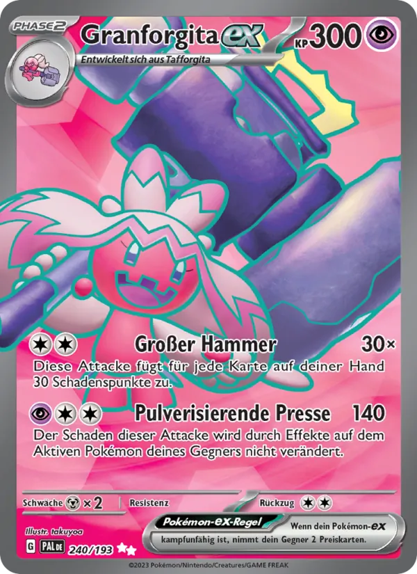 Granforgita-ex Entwicklungen in Paldea 240/193