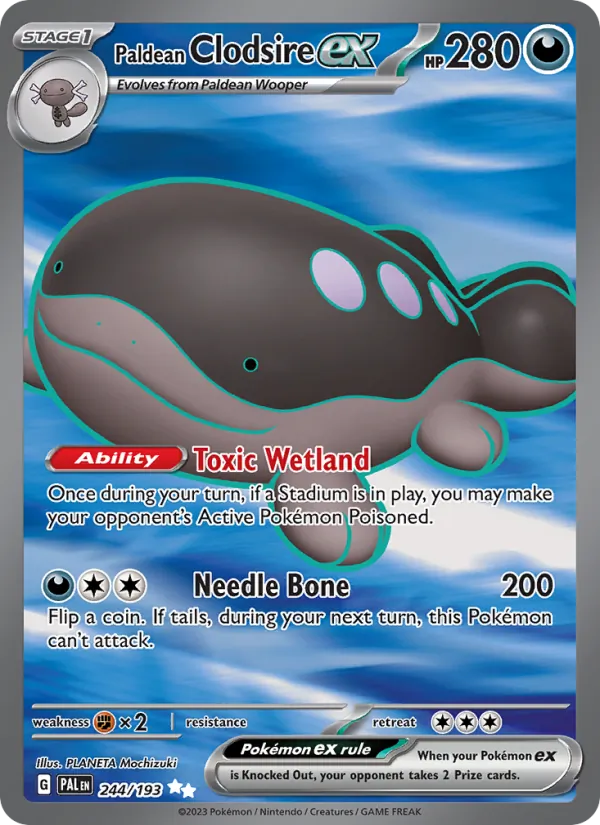 Paldean Clodsire ex Paldea Evolved 244/193