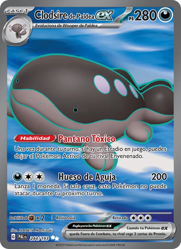 Clodsire de Paldea ex Evoluciones en Paldea 244/193