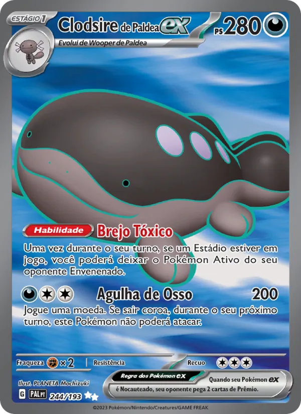 Clodsire de Paldea ex Evoluções em Paldea 244/193