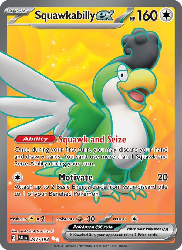 Squawkabilly ex Paldea Evolved 247/193