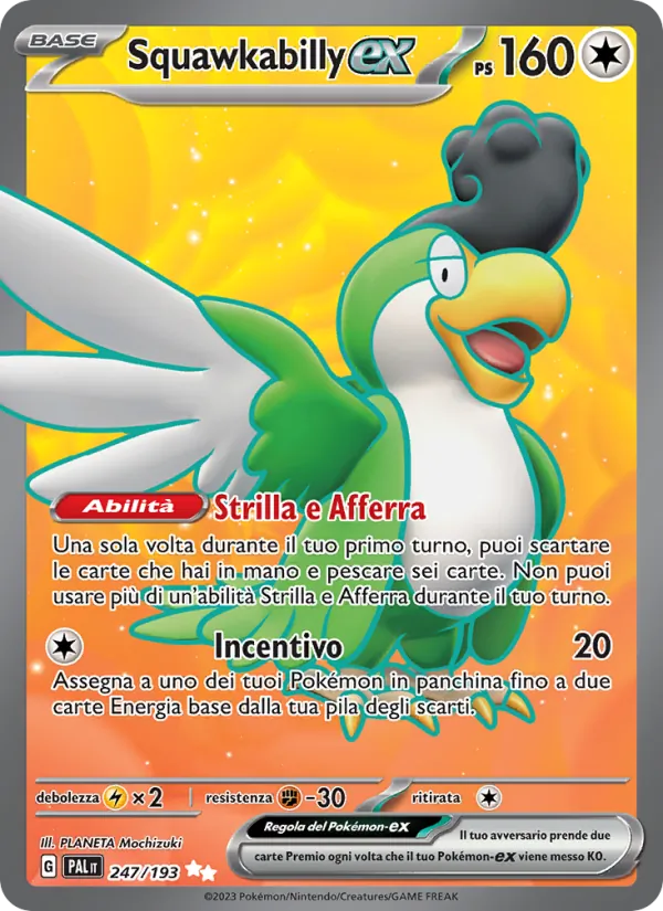 Squawkabilly-ex Evoluzioni a Paldea 247/193