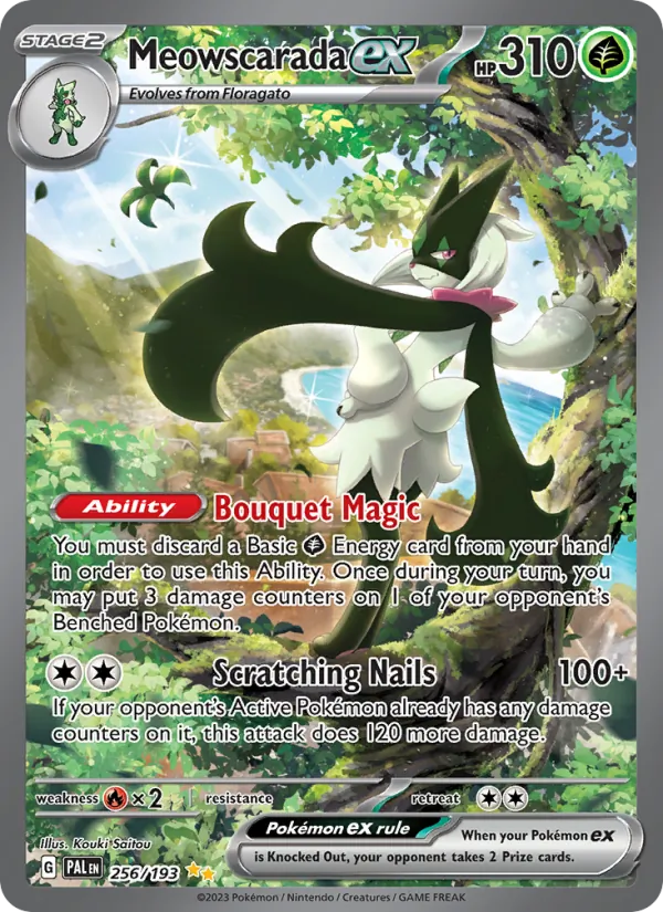 Meowscarada ex Paldea Evolved 256/193