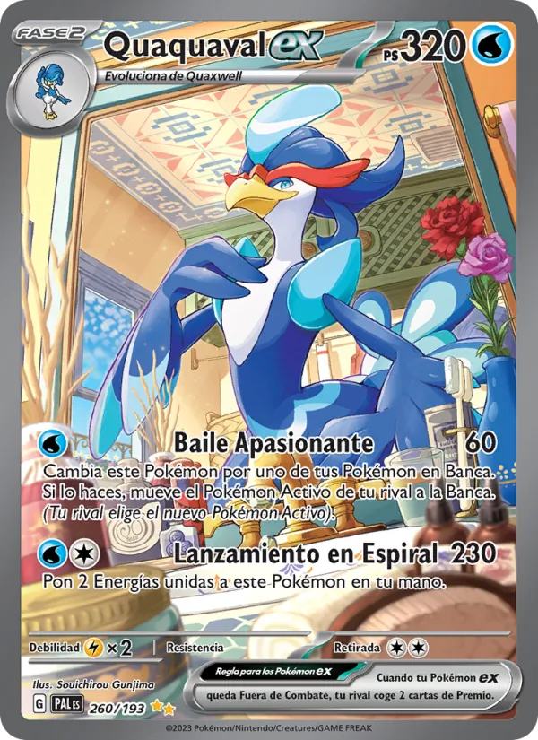 Quaquaval ex Evoluciones en Paldea 260/193