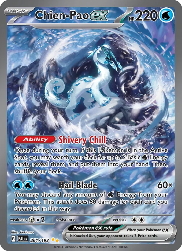 Chien-Pao ex Paldea Evolved 261/193