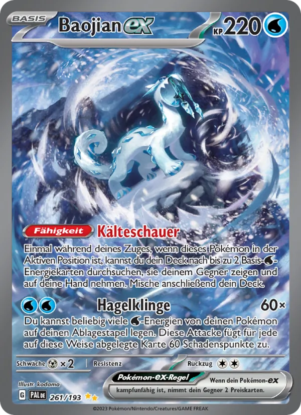 Baojian-ex Entwicklungen in Paldea 261/193