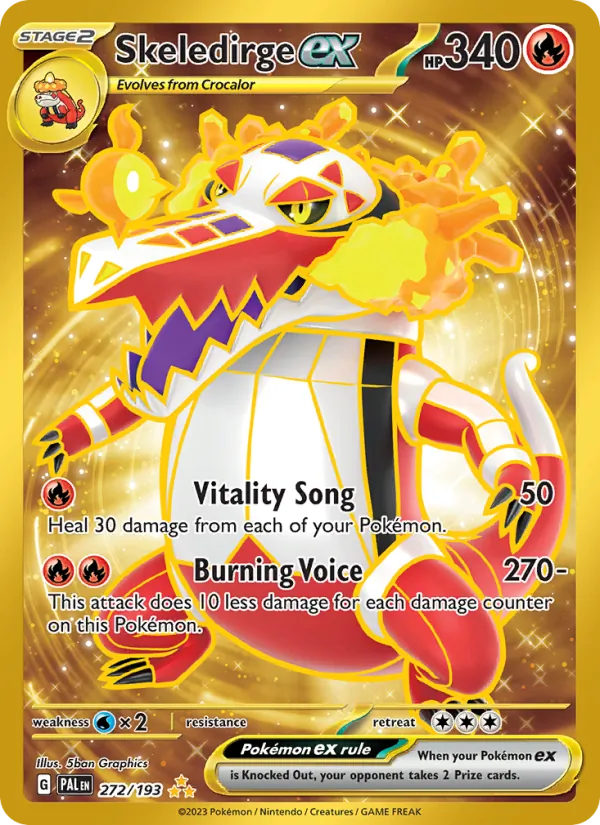 Skeledirge ex Paldea Evolved 272/193