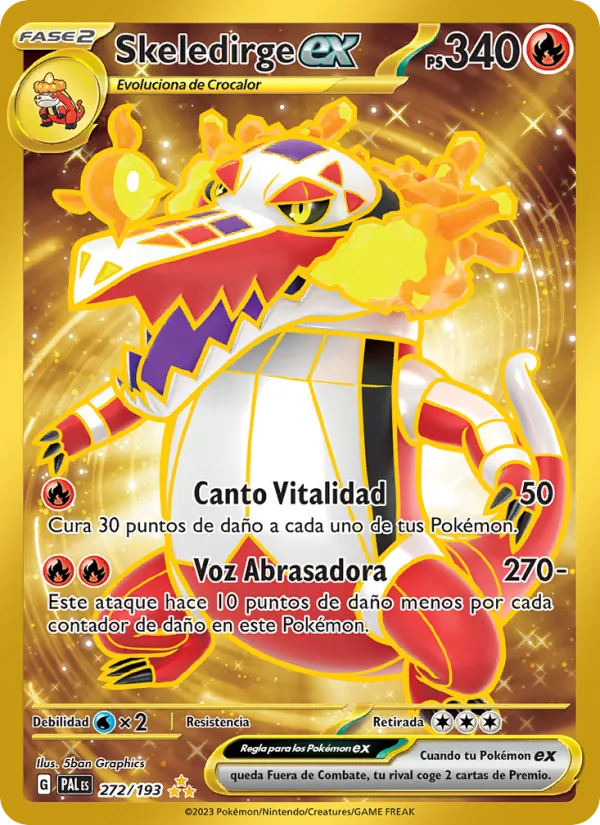 Skeledirge ex Evoluciones en Paldea 272/193
