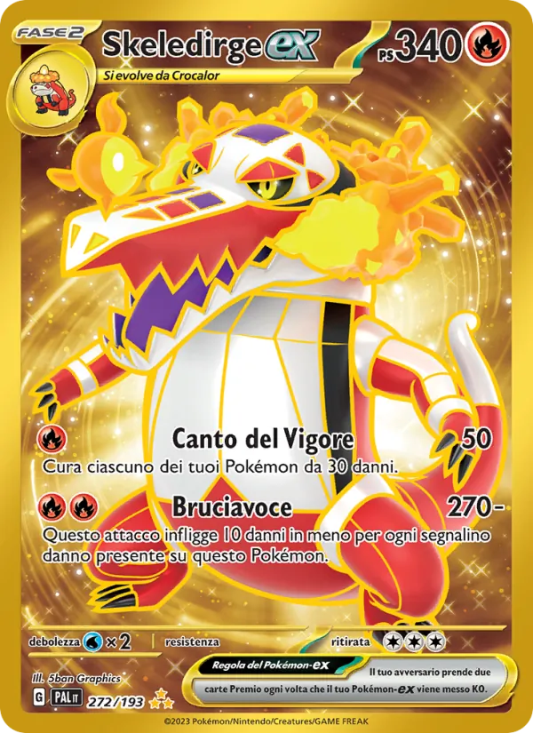 Skeledirge-ex Evoluzioni a Paldea 272/193