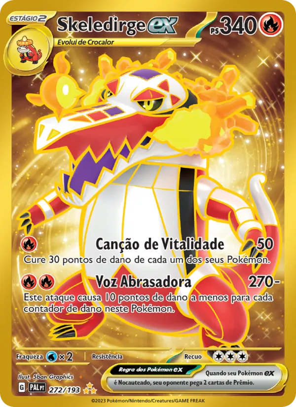 Skeledirge ex Evoluções em Paldea 272/193