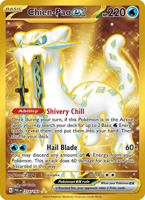 Chien-Pao ex Paldea Evolved 274/193