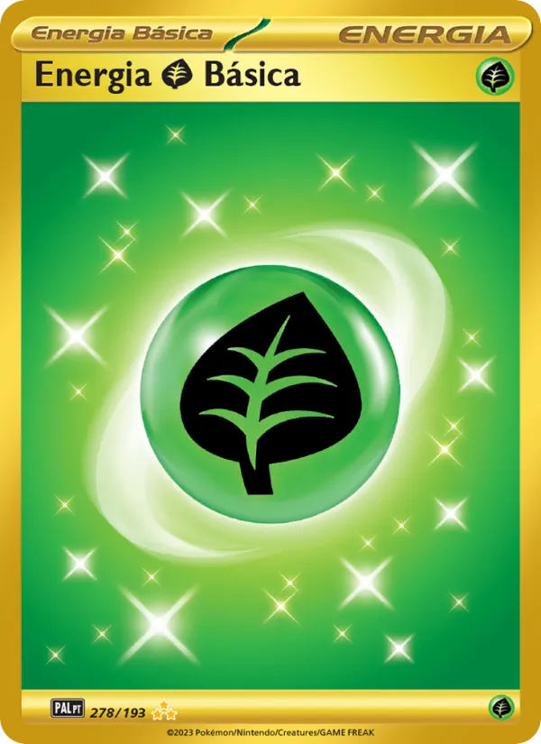 Energia Grass Básica Evoluções em Paldea 278/193