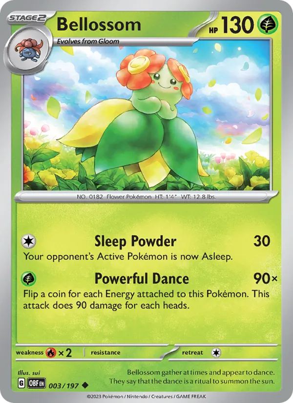 Bellossom Obsidian Flames 003/197
