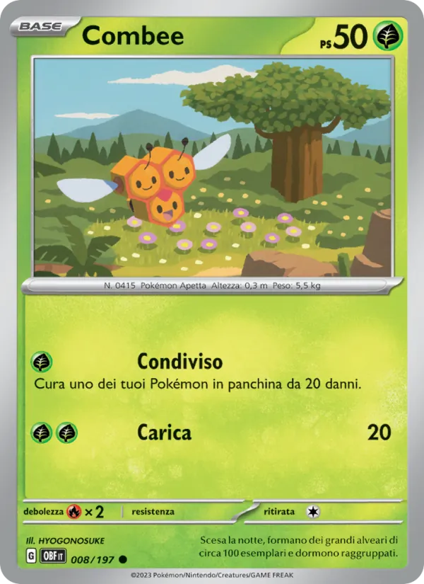 Combee Ossidiana Infuocata 008/197