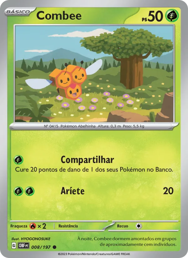 Combee Obsidiana em Chamas 008/197