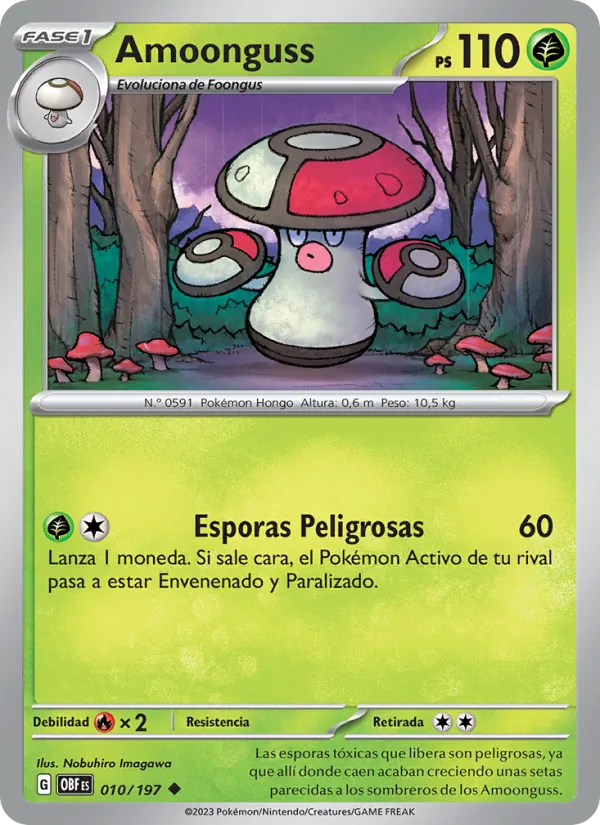 Amoonguss Llamas Obsidianas 010/197