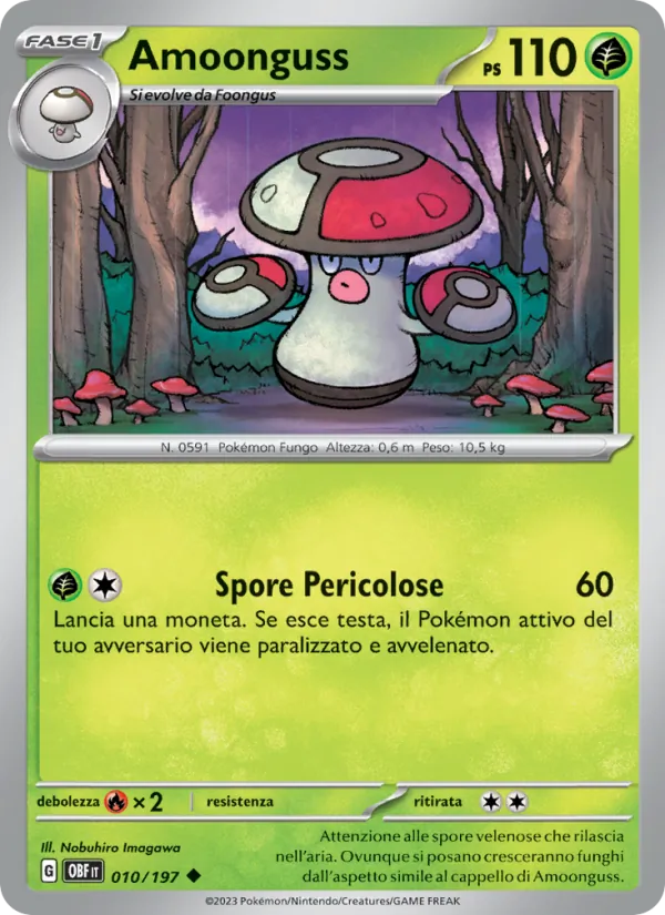 Amoonguss Ossidiana Infuocata 010/197