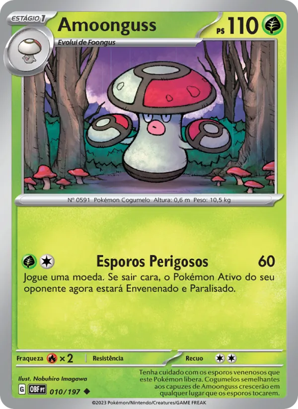 Amoonguss Obsidiana em Chamas 010/197