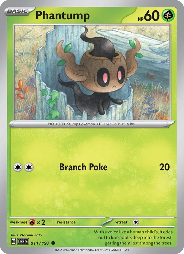 Phantump Obsidian Flames 011/197