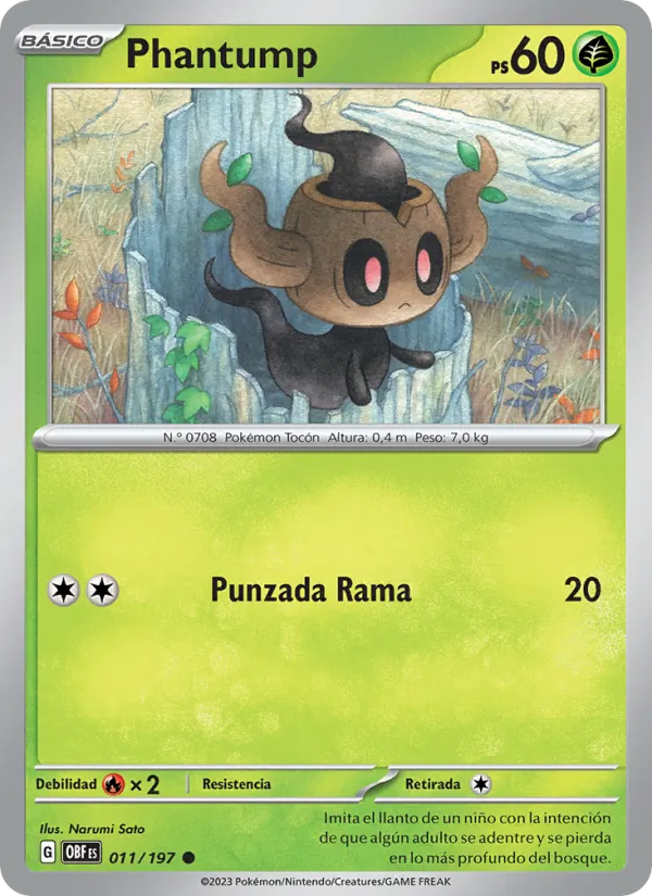 Phantump Llamas Obsidianas 011/197