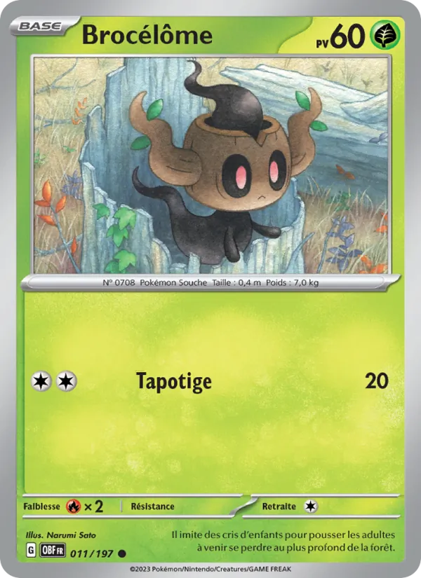 Brocélôme Flammes Obsidiennes 011/197