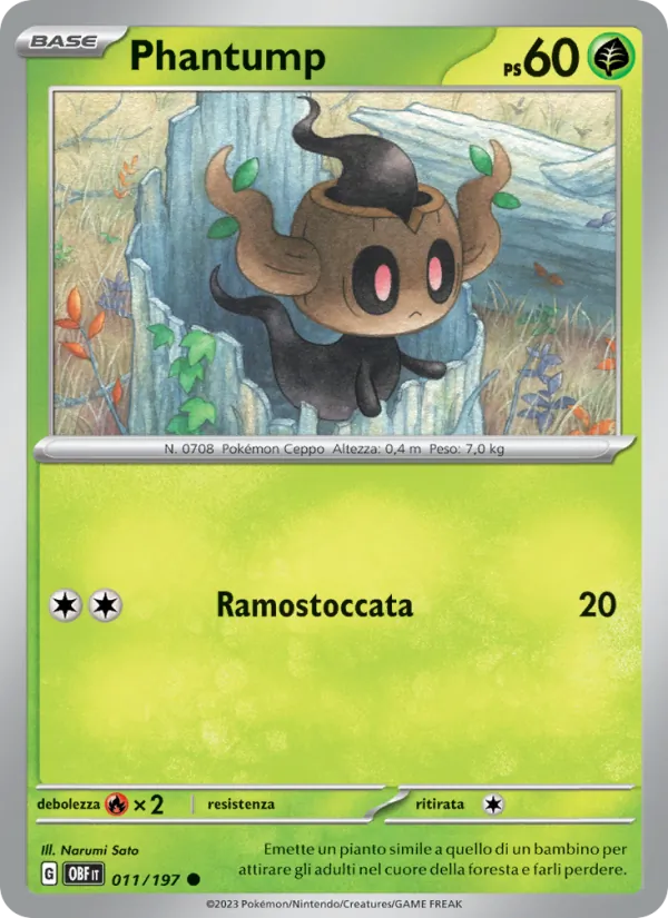 Phantump Ossidiana Infuocata 011/197